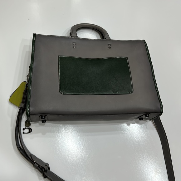 Coach Rexy Dinosaur XL Extra Large Rogue Brief Crossbody Handbag bag Patch Dino - Picture 12 of 15